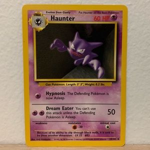 1995 POKÉMON HAUNTER CARD 29/102